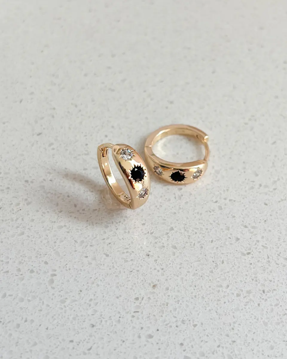 mini argollas black 2