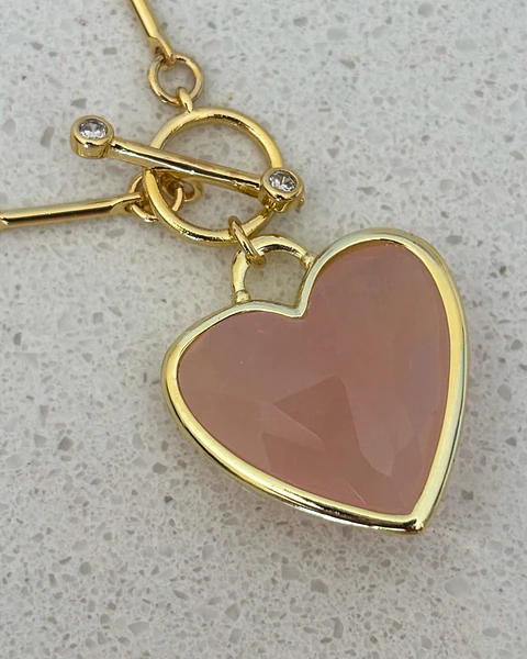 Corazon Cuarzo Rosa
