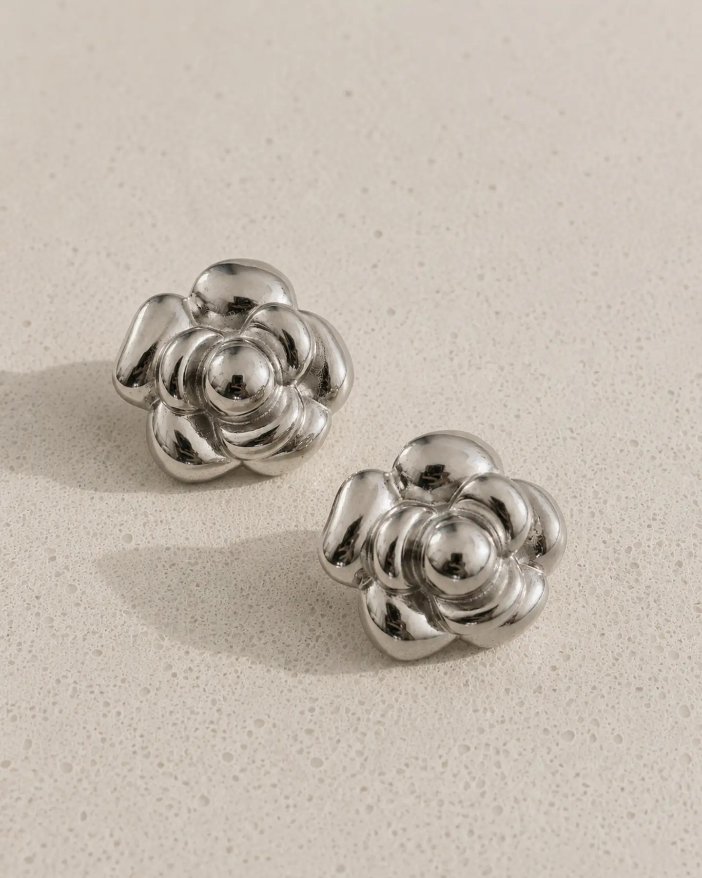 Aros Flor silver 1