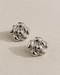 Aros Flor silver - Miniatura 1