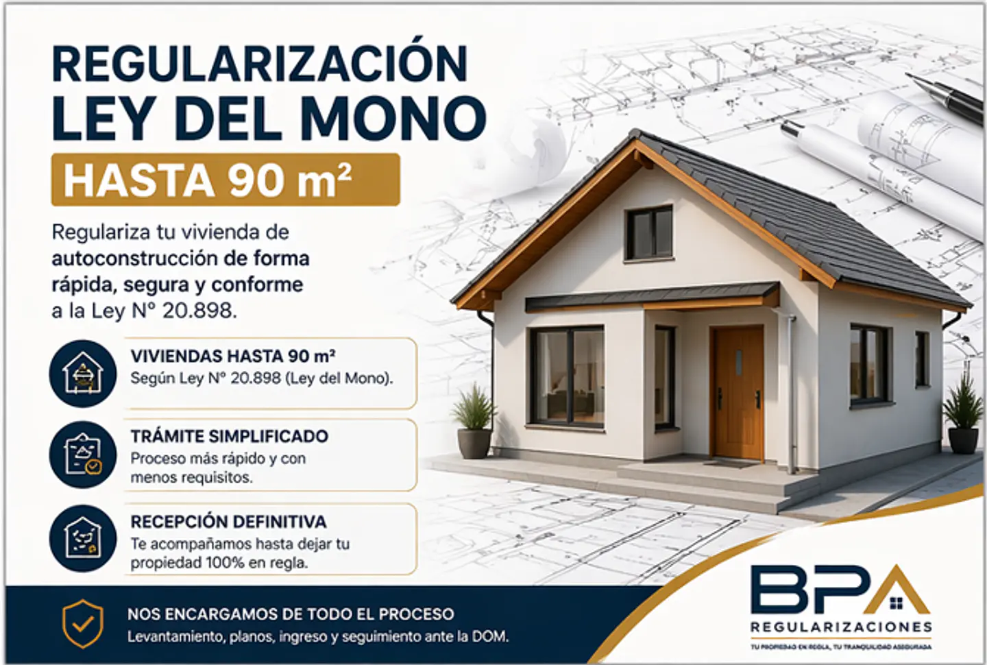 Regularización Ley del Mono hasta 90 m² 1