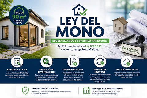 Regularización Ley del Mono hasta 90 m²