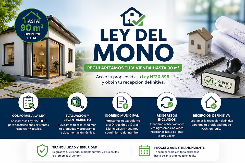 Regularización Ley del Mono hasta 90 m² 1