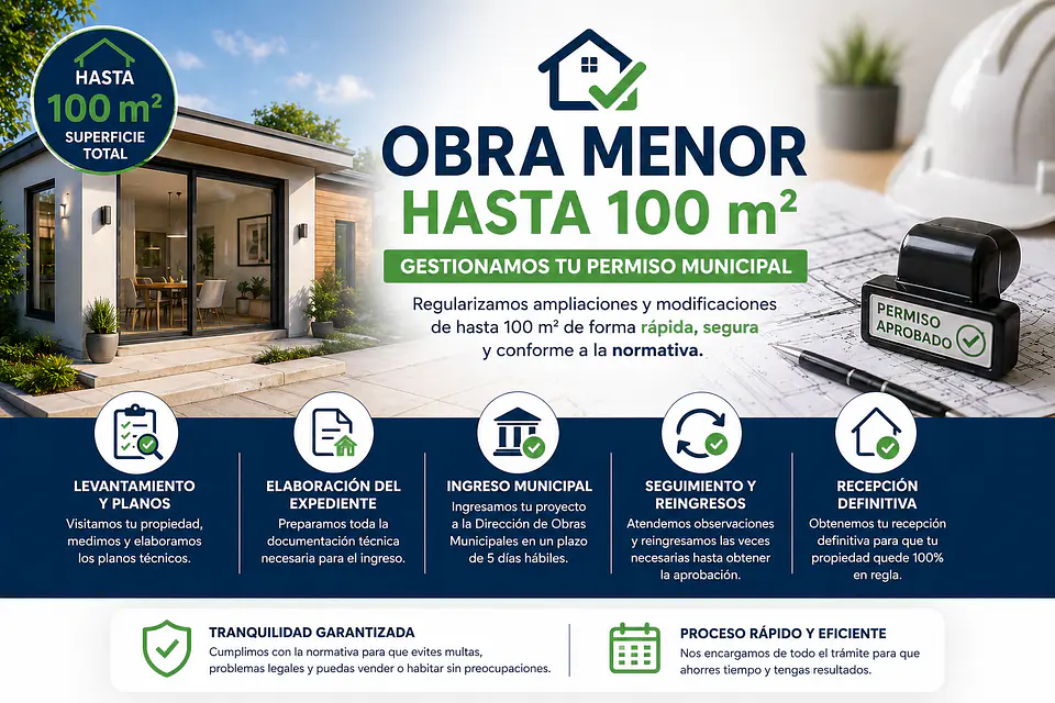 Regularización de Obra Menor hasta 100 m² 1