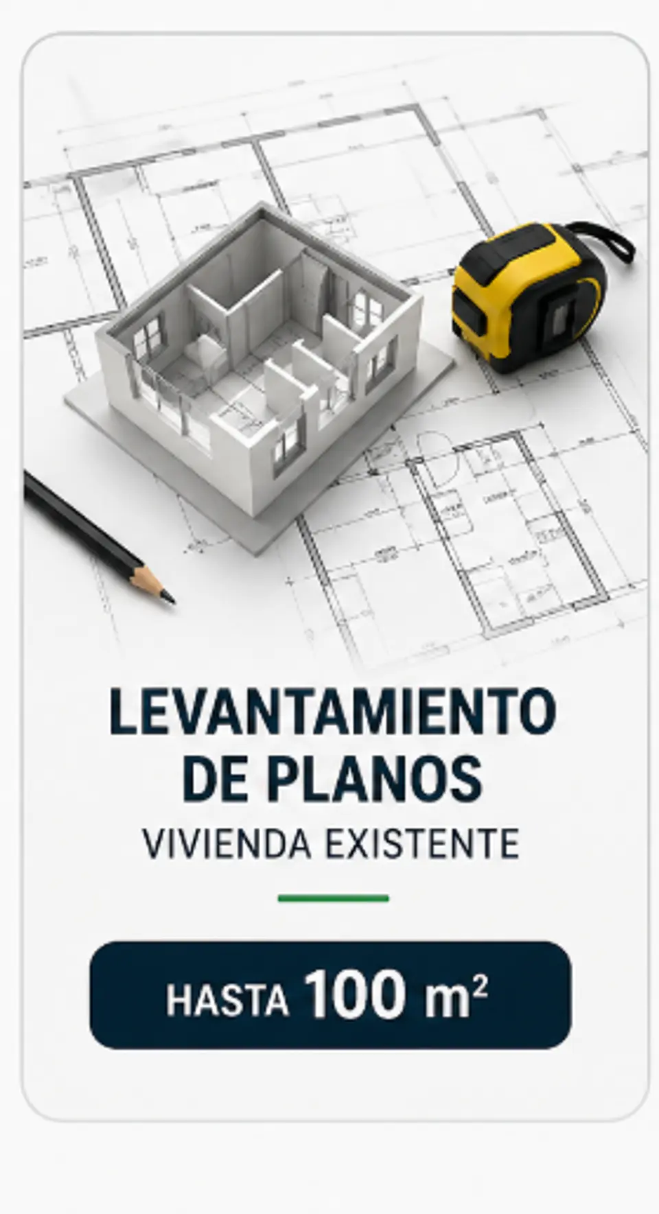 Levantamiento de Planos hasta 100 m² 1
