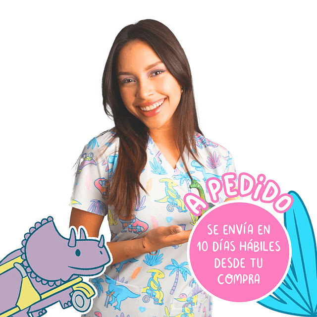 Scrub 🦖 Dinosaurios Inclusivos