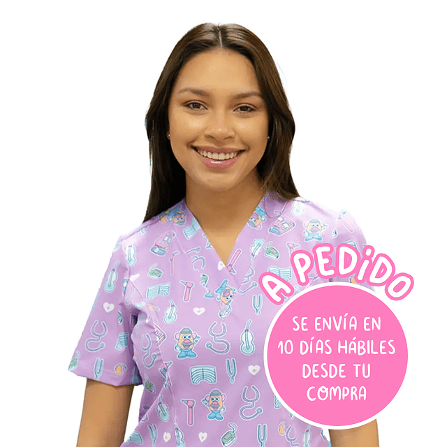 Scrub Fono Color Violeta