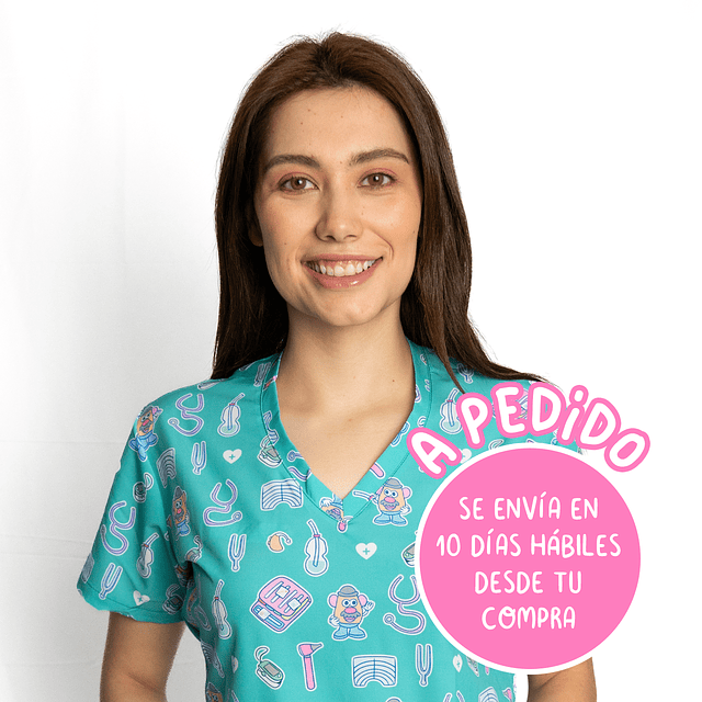 Scrub Fono Color Turquesa