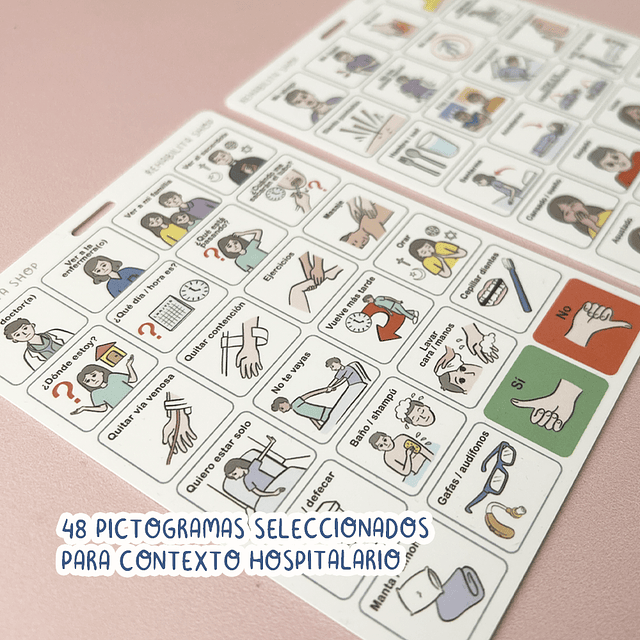 Mini Tablero CAA + Lanyard (Salud)