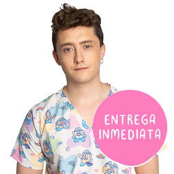 Scrub Cara de Papa Clínico - Hombre