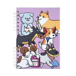 Libreta A5 Perritos Fono