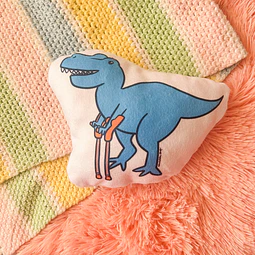 Mini Cojín Dinosaurio Inclusivo