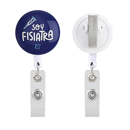 Portacredencial Soy Fisiatra (azul navy)