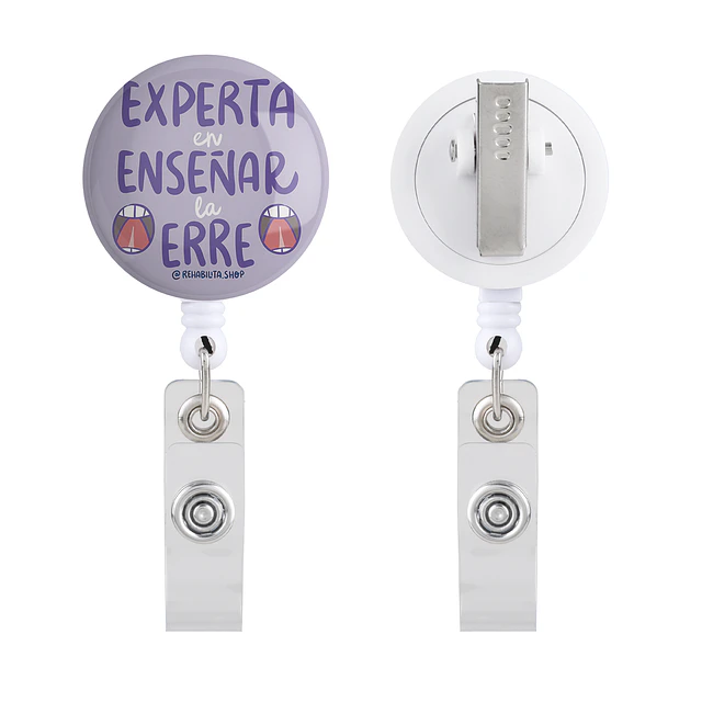 Portacredencial Experta en Enseñar la Erre