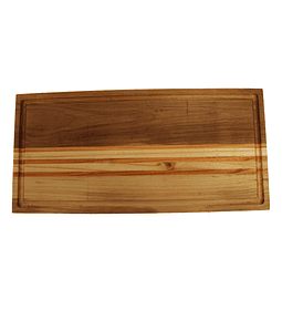Tabla De Picar Roble Y Pino Oregón 50 X 24 Cms
