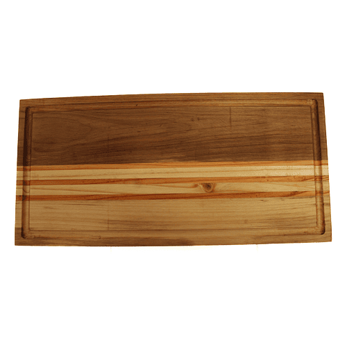 Tabla De Picar Roble Y Pino Oregón 50 X 24 Cms