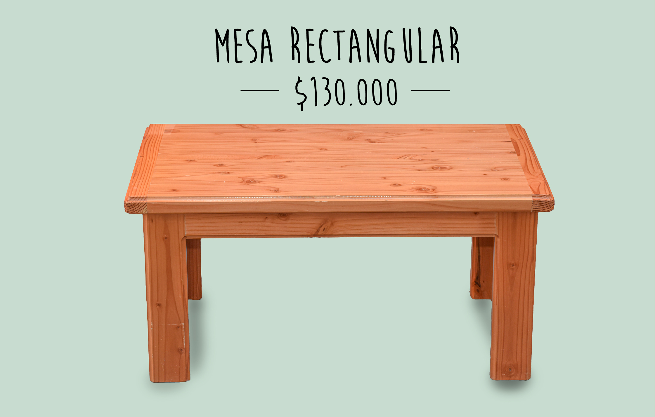 Mesa De Centro Rectangular