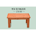 MESA DE CENTRO RECTANGULAR