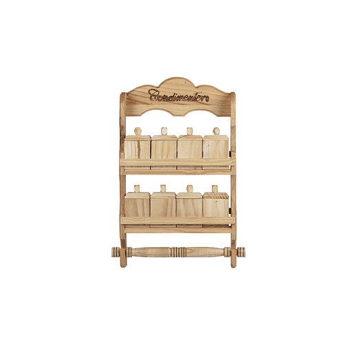 Condimentos 8 Piezas Con Porta Nova