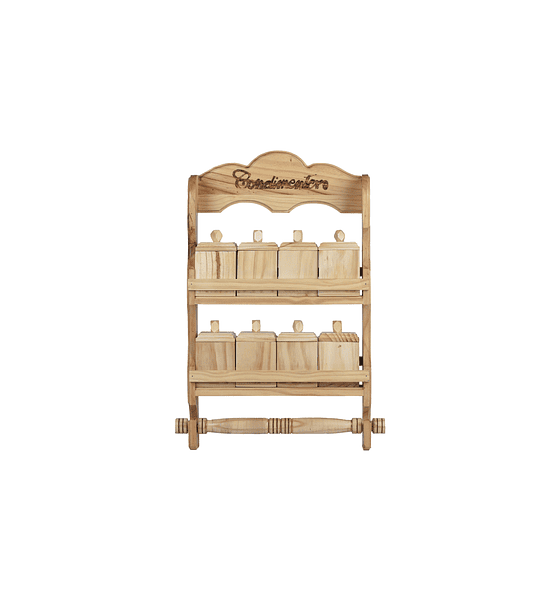 Condimentos 8 Piezas Con Porta Nova