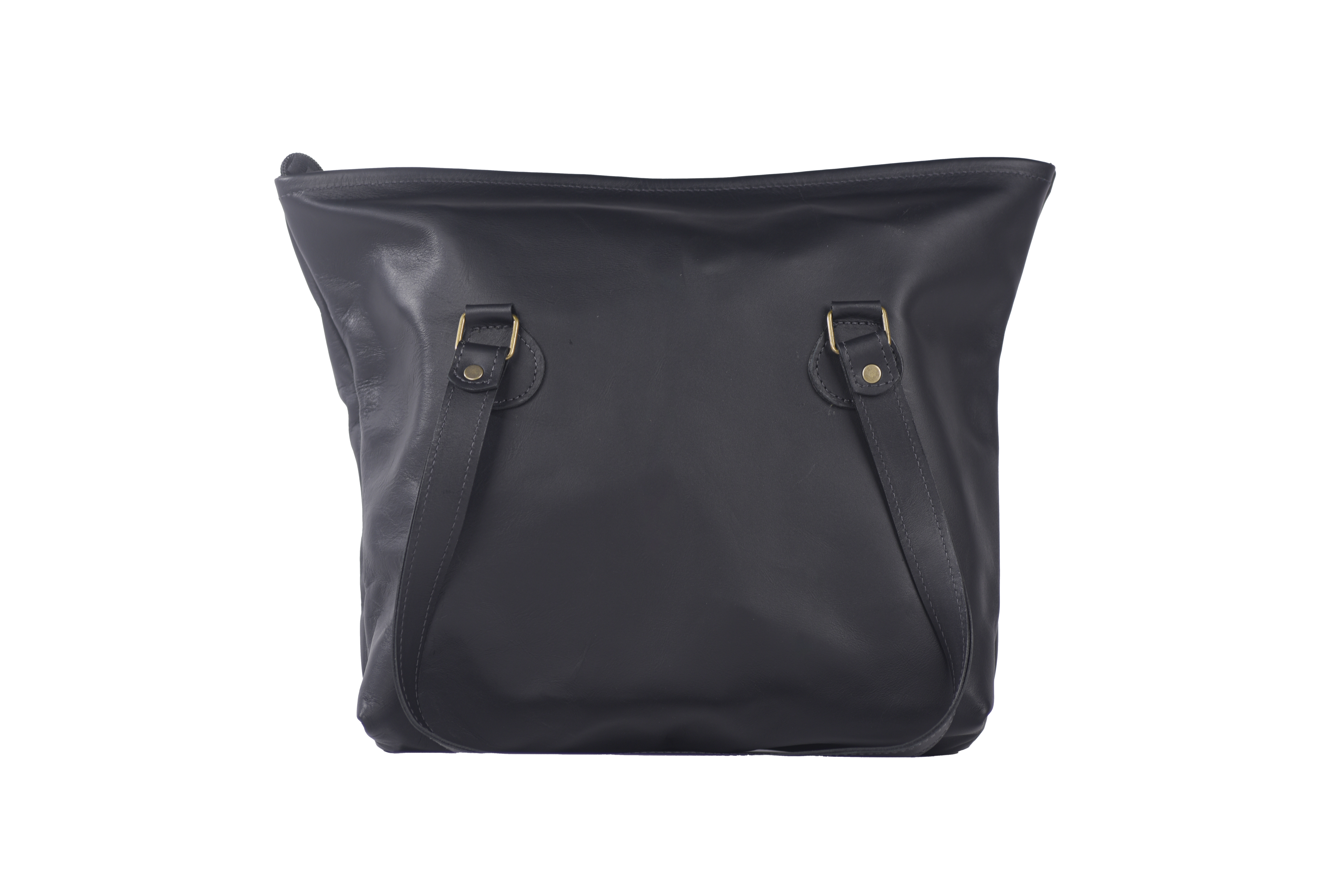 Cartera de Cuero Negra