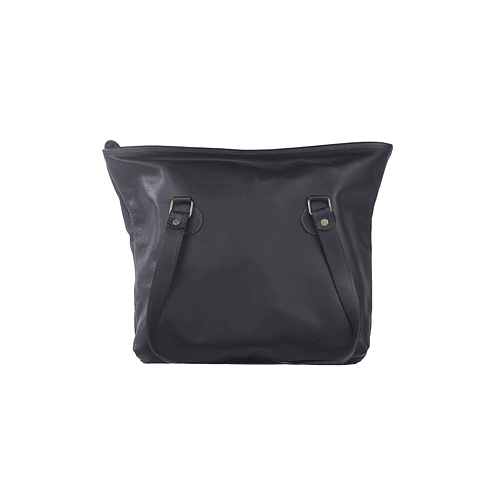 Cartera de Cuero Negra