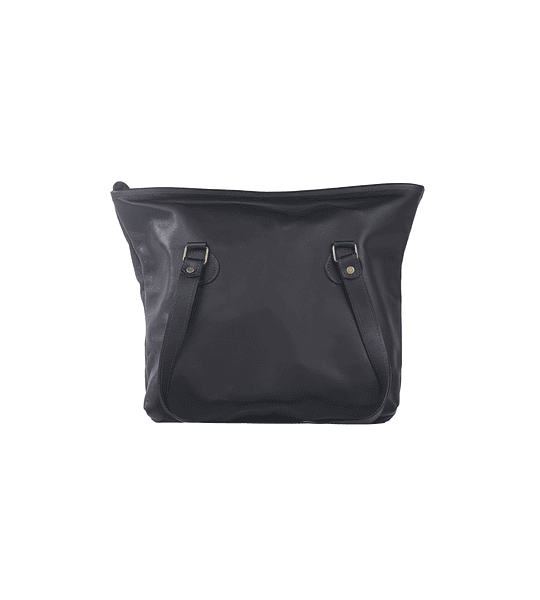 Cartera de Cuero Negra