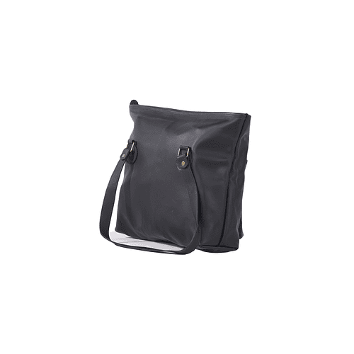 Cartera de Cuero Negra