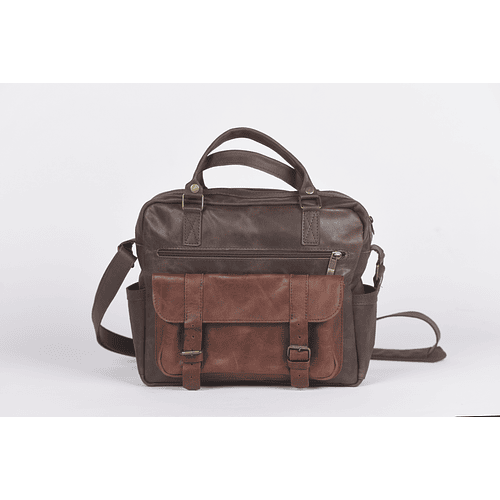 Maletín portafolio de cuero