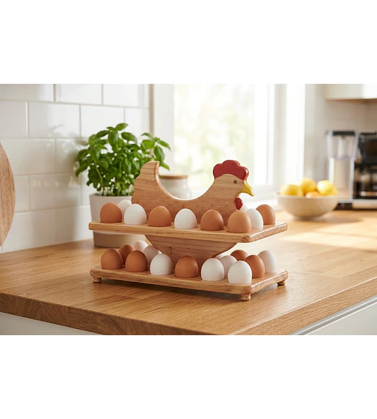 Gallina Huevera Rectangular