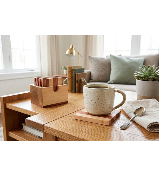 Set de Posavasos de Madera