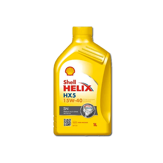 ACEITE SHELL HELIX 15W40 HX5 1 LT