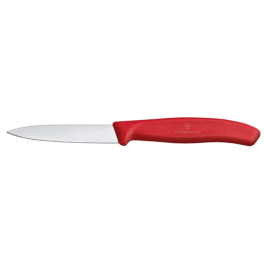 Cuchillo mondador Swiss Classic color Rojo
