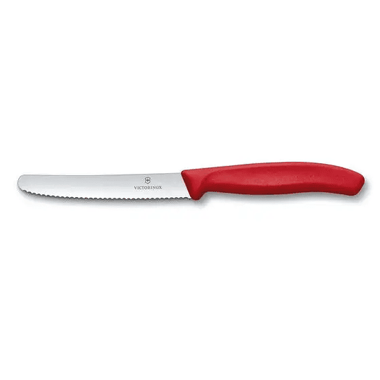 Cuchillo de mesa y cuchillo para tomates Swiss Classic - Rojo