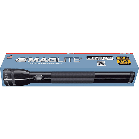Maglite Linterna type 4 D-cell, negro  Compras con ventajas en