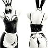 Maid Bunny Sparkly Negro