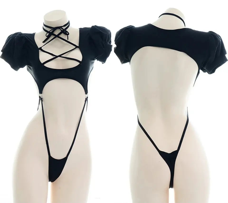 Bodysuit Arnés Negro 4