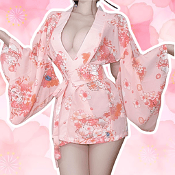 Kimono Peach Sakura