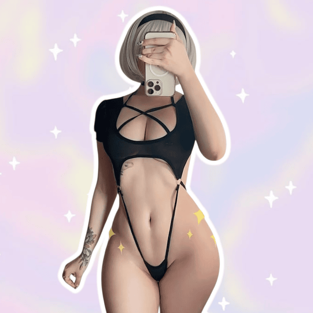 Bodysuit Arnés Negro