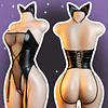 Bodysuit Yumeko Black Cat