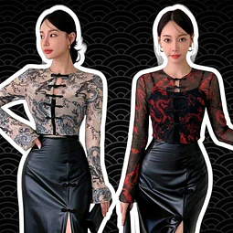 Blusa Qipao Ling Xiaoyu