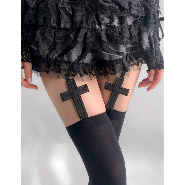 Pantimedias con Cruz