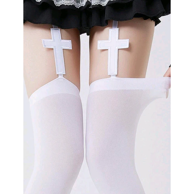 Pantimedias con Cruz