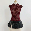 Blusa Qipao Dragon