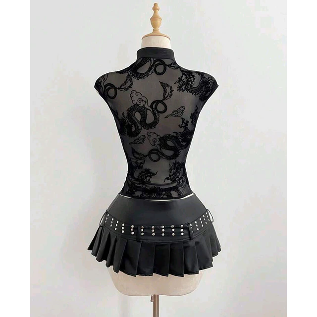 Blusa Qipao Dragon