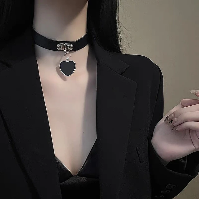 Choker con Cadenas Negro
