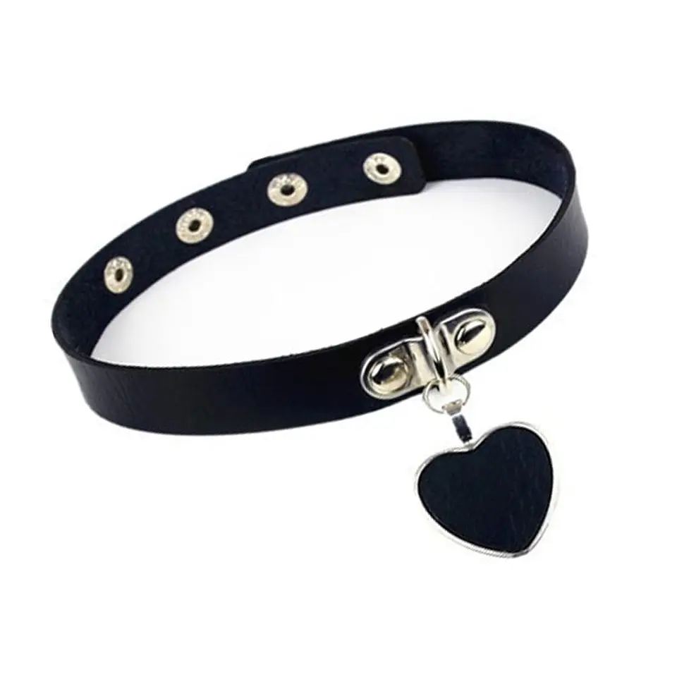 Choker con Cadenas Negro 6