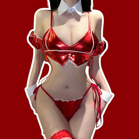 Conjunto Bunny Sparkly Rojo
