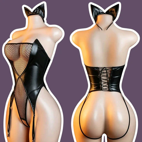 Bodysuit Yumeko Black Cat