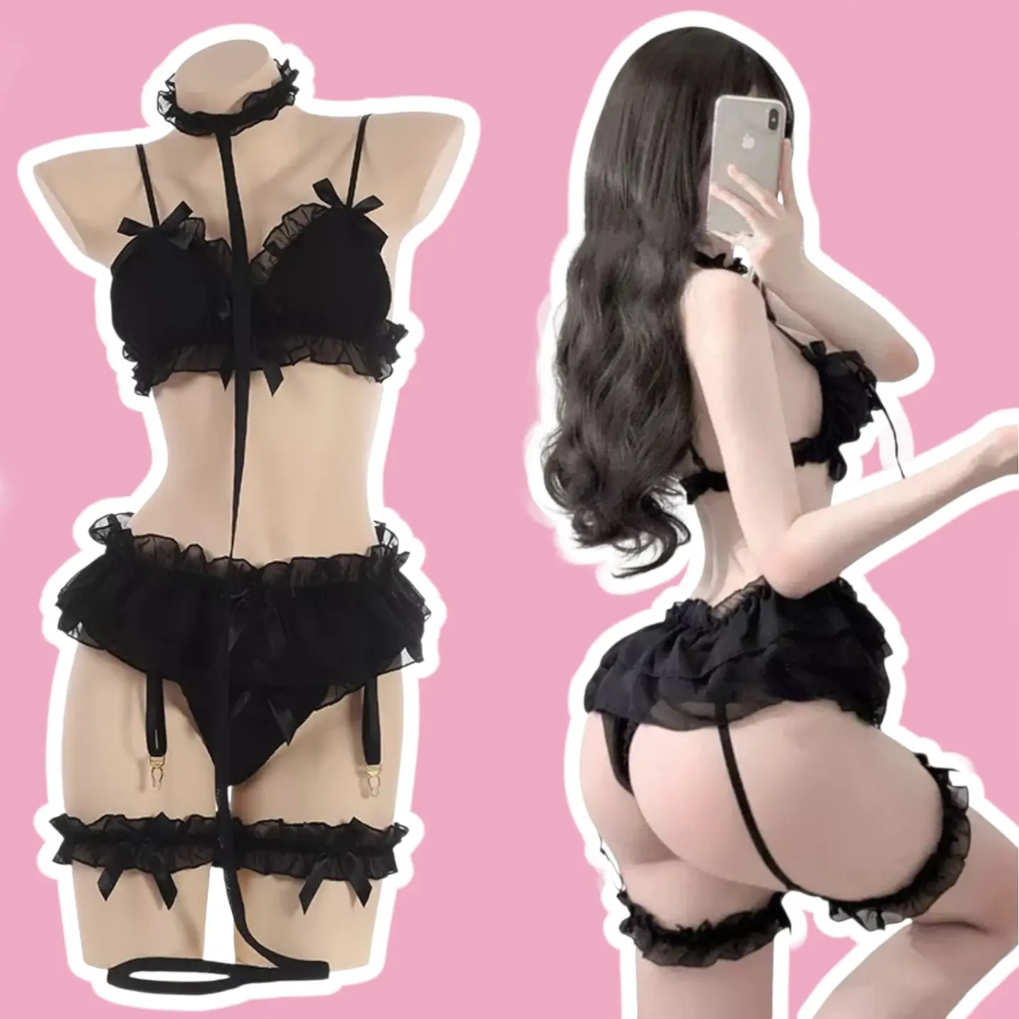 Lencería Doll Negro 1